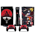 Miniatyrbilde 1 av 5: PS5 optisk stasjon versjon klistremerke, kult PS5 skinn, kontrollerhåndtak, for PS5 konsoll og kontroller, NARUTO  (FMY)