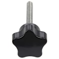Miniatyrbilde 3 av 5: 6 stk M6 X 50 mm låsende stjerneformet plasthode mannlig gjengeknappgrep  (FMY)