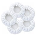 Miniatyrbillede 2 af 5: 5 stk. 10 tommer Bonnet Polermaskine Poleringspude Polering Buffing Bil Buffer Vokser (FMY) White