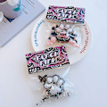 Miniatyrbilde 3 av 5: Taba Kattepote Squishy Leke, Kawaii Stressavlastende Klemmeleke for Kjæledyrselskere (FMY) Black and White