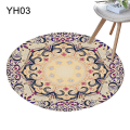 Pikkukuva 1 / 5: 80x80cm Pyöreä Mandala-alueen matto Lattiamatto Tyyny Makuuhuoneen Olohuoneen sisustus Jikaix  (FMY)