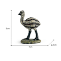 Miniatyrbilde 2 av 4: Simuleringsdyr Statue Ornament Skulptur For Hage Utemiljø Dekor (FMY)