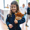 Miniatyrbild 2 av 3: Adoptera en Highland Cow Plysch, Söt Ko Plyschdjur Fluffig Ko Figur Leksaker (FMY) yak boxed