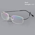 Miniatyrbilde 1 av 5: Lesebriller Spectacle memory Titanium  (FMY) black Strength-150
