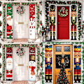 Miniatyrbild 2 av 5: Nötkrackare Soldat Banner Juldörrgardin Glad Jul Dekoration För Hemmet 2023 Jul Navidad Natal Nyårsgåvor (FMY) 2