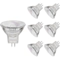 Miniatyrbilde 1 av 5: MR11 halogenlamper, 12V20W MR11 GU4 halogenlampe, varmhvit, 6 stk. (FMY)