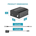 Miniatyrbilde 4 av 5: 48v Phantom Power Bm 800 Mikrofonforsyning Med Adapter Xlr Lydkabel Til Enhver Musikk Opptak (FMY) Black