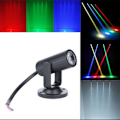 Miniatyrbillede 5 af 5: RGBW 1W LED Scenelys Spin Pinspot Lysstråle Spotlight Fest DJ Diskotek DMX (FMY) Multi-color 1PC