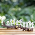 Pikkukuva 1 / 5: 10 kappaletta Prinsessa Mononoken miniatyyrihahmoa - Puutarhan sisustus sisä- ja ulkotiloihin, terassille ja kotiin (FMY)