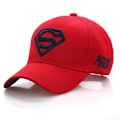 Pikkukuva 1 / 5: Kirjain Superman, rento ulkoilulippis, Snapback-lippikset (FMY) Red.Black Adjustable