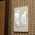 Pikkukuva 5 / 5: WC-tarra! Hauska kylpyhuoneen wc-tarra, ovien tarvikkeet, symbolimerkki, peilisetti kotiin, toimistoon ja työpaikalle (1 pari, hopea) (FMY)
