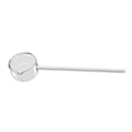 Miniatyrbilde 2 av 5: Skje-øse i glass, omrøringsskje, lett å rengjøre, varmebestandig, langt håndtak, til matlaging, saus, kraft, suppe, kjøkken (FMY) White 25.3cmx5.8cmx4.2cm