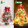Miniatyrbillede 5 af 5: Kunstigt Juletræ, 45cm, Lille, Med LED-lys & Pynt, DIY Gave (FMY) Other