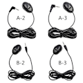 Miniatyrbillede 2 af 5: Ekstern Mikrofon Paste Mikrofon 3.5mm Bil Stereo Mikrofon til Bil GPS 2 pole mono-3.5mm elbow