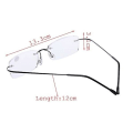 Miniatyrbilde 2 av 5: Lesebriller Spectacle memory Titanium  (FMY) black Strength-250