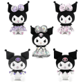 Miniatyrbild 2 av 3: Söt kramkudde plysch stoppad Kuromi karaktär stoppad kudde samling för hemmakontor  (FMY) Classic Black 25cm