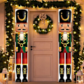 Miniatyrbild 4 av 5: Nötkrackare Soldat Banner Juldörrgardin Glad Jul Dekoration För Hemmet 2023 Jul Navidad Natal Nyårsgåvor (FMY) 2