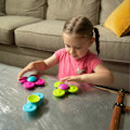 Miniatyrbild 2 av 5: Fidget Spinners Suger Whirly Hand Spinner Fingertopp Multi Färg Barn Leksak, Snurrande Topp (FMY)
