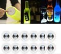 Led-lasinaluset, 12 kpl valaistuja lasinalusia, led-pullonvalot (FMY)