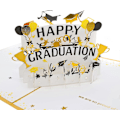 Miniatyrbillede 1 af 5: Graduations-pop-up-kort, håndlavet 3D lykønskningskort, glædelig afslutning af børnehave (FMY)
