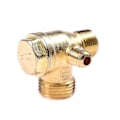 Miniatyrbilde 5 av 5: Messing hann gjengede kontrollventilkobling for luftkompressor - 3-porters Hfmqv  (FMY) One Size