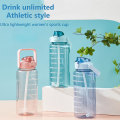 Miniatyrbilde 3 av 3: 2 liters vannflaske med sugerør (FMY) Green