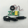 Miniatyrbilde 4 av 5: Pzem-004t Enkeltfase Strøm Energimåler Ttl Modbus Ac 220v 100a Spenning Strøm Watt Kwh Amperemeter Med Ct Usb Kabel (FMY)