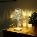 Miniatyrbillede 2 af 5: Natlampe, Akryl Bordlampe, Genopladelig Projektionsnatlampe, Italiensk Design Kartell (en Styk)  (FMY)