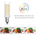 Miniatyrbilde 3 av 5: 6-pakning E14 LED-pære 9w Halogen-ekvivalent 75w, Varm hvit 3000k Ikke-dimbar 360 strålevinkel For komfyrhette Kjøkken Sengelampe  (FMY)