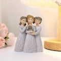 Miniatyrbillede 2 af 5: Tre Søstre Statuette Ven Statuette Harpiks Søster Figur til Bedste Veninde Kvinder Samling Kunst Håndværk Bordskulptur Til (FMY)