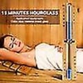 Miniatyrbillede 3 af 4: 15 Minutters Timer Sauna Sandur Wall-monteret Roterende Sandur Nedtællingsur 15 Minutter (blå) (FMY)