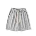 Pikkukuva 1 / 5: Kesäiset juoksushortsit miehille, rennot lenkkeilyyn, urheilushortsit, yksivärinen, kiristysnyörilliset, väljät, kuivat, kuntosalishortsit (FMY) GRAY XXL