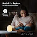 Miniatyrbillede 3 af 4: VAVA LED Natlampe til Børn, Natlampe Barn USB Genopladelig Silikone Baby Søvnhjælp, Touch Kontrol, Walkbee Ny Model (FMY)