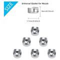 Miniatyrbilde 2 av 5: Airless Tip Seals For Airless Machine Tips Seals Reversible Airless Paint Spray Nozzle Gasket (12 P  (DPD) silver