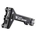 Miniatyrbild 2 av 5: Kaesi WEST BIKING Flaskhållarförlängare Hög Hållfasthet Svart CNC-skärning Vattenflaskhållare Adapter för Cykling Black
