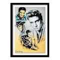 Pikkukuva 1 / 5: Täysi pora 5d Diy timanttimaalaus Elvis Presley 3d Kirjonta Ristipisto Strass Koti Dekor Lahja  (FMY) 2316 20x25cm