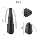 Miniatyrbilde 3 av 4: Teleskopisk vifteblad flueavviser innendørs og utendørs multifunksjonell automatisk fluefelle batterimodell (FMY) Not Specified