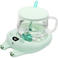 Miniatyrbild 1 av 5: Kaffemuggvärmar, Söt Katt Smart Dryckesvärmare Med 3 Temperaturer, Elektrisk Koppvärmare Automatisk Avstängning För Keramiska Koppar Mjölk Glas (FMY) green