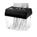 Miniatyrbilde 1 av 5: Bærbar Elektrisk Makuleringsmaskin USB Batteridrevet Makuleringsmaskin Dokumenter Papirkutter Kontor (FMY) Black