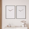 Miniatyrbild 4 av 5: 2 st/set Klockvisare Massivt trä Hög vridmoment Reparationsdelar DIY 12/14 tum Väggkvarts Klockvisare för hem QingHai  (FMY) C