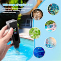 Miniatyrbillede 1 af 5: 5 i 1 Salinitetsmåler PH Vandkvalitetstester Digital EC TDS TEMP Monitor Genopladelig Test til Akvarium Hydroponisk Pool (FMY) Black
