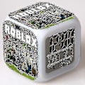 Miniatyrbild 2 av 2: Bimirth Roblox Färgglad Multifunktionell LED-väckarklocka (FMY)