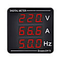 Miniatyrbillede 1 af 5: Højtydende Digital Voltmeter Amperemeter Panel AC50-500V 1-140A LED Display (FMY)