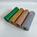 Miniatyrbillede 1 af 5: 4 Pak Deluxe Plastik Mesh Båndruller - Alsidigt, Genanvendeligt og Let at Forme Håndværk Net til Kransfremstilling, Sæsonbestemte Dekorationer og  (FMY) 4pcs Style 6