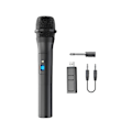 Miniatyrbilde 1 av 5: Trådløs mikrofon, universell håndholdt høyttaler for sang, karaoke, tale, bryllup (FMY) Black