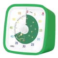 60-minuters visuell timer med skyddsfodral, Dinosaurie-disktimer för barn och vuxna, tyst nedräkning (FMY) Green