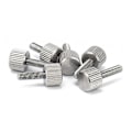 Miniatyrbillede 2 af 2: Riflet rustfrit tommelskrue M3 M4 M5 M6 fladhoved tommelskrue bolt 20stk  (FMY) M4*8
