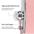 Miniatyrbillede 2 af 2: Rustfri stål hip flask med farverigt glitter - Rummer 6 ounce (FMY)