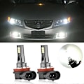 Pikkukuva 1 / 3: 2X H11 H8 Led 6500K Sumuvalot Sarja Lamppu Canbus Xenon DHL  (FMY)