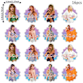 Miniatyrbild 5 av 5: Taylor Swift-tema födelsedagsfesttillbehör inkluderar banderoll ballonger kit tårta cupcake toppers dekorationssats (FMY)